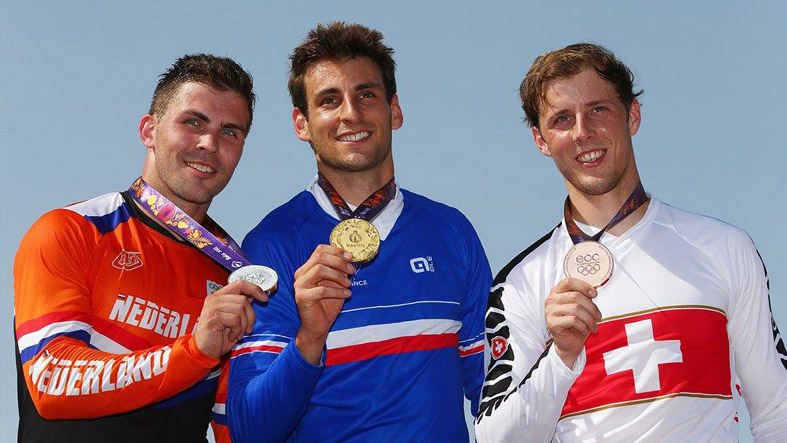 David Graf Baku Podium - Swiss Cycling