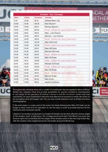 2017 UCI BMX Supercross World Cup Event Schedule Part 2