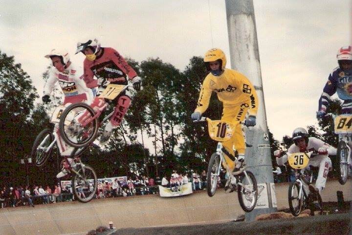 Superclass moto. BMX World Championships Brisbane 1989 and riding for Peddlepower - Bruce Morris