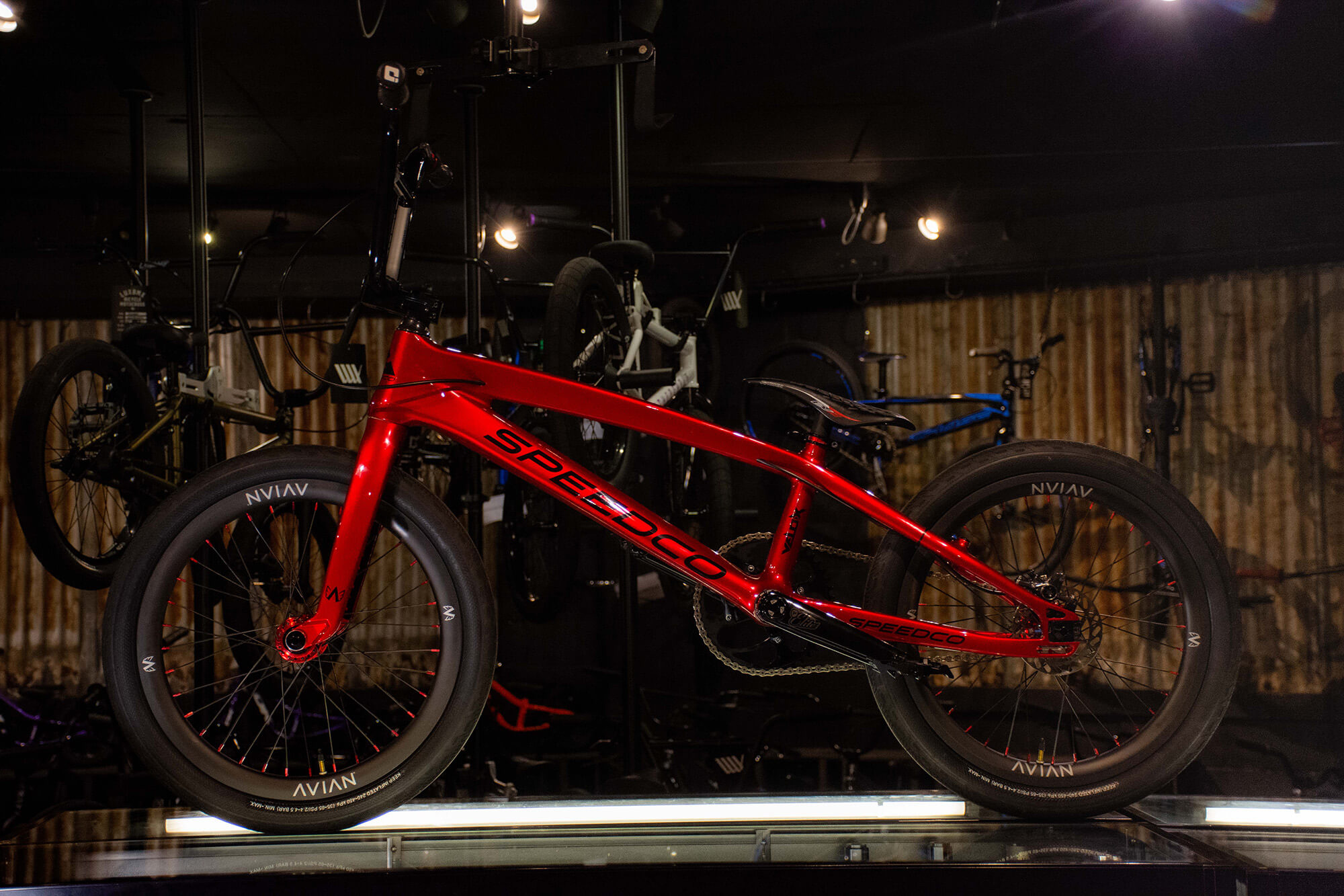 red electric dirt bike