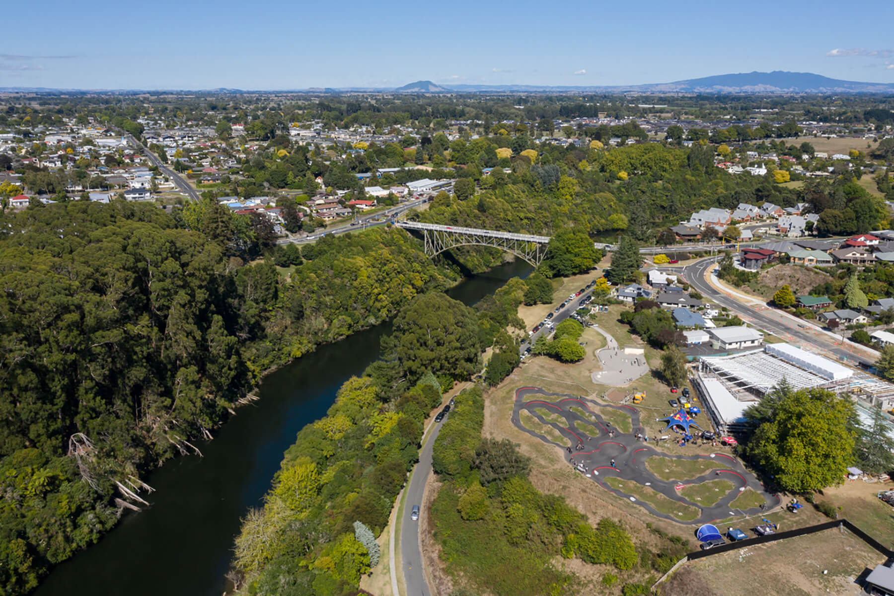 Red Bull Pump Track Cambridge, New Zealand - Dan Grifftihs