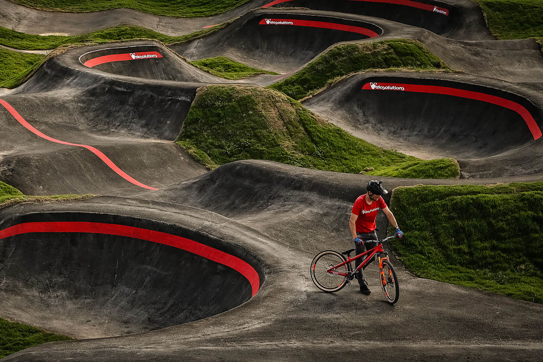 Red Bull Pump Track Springdale, Arkansas, USA