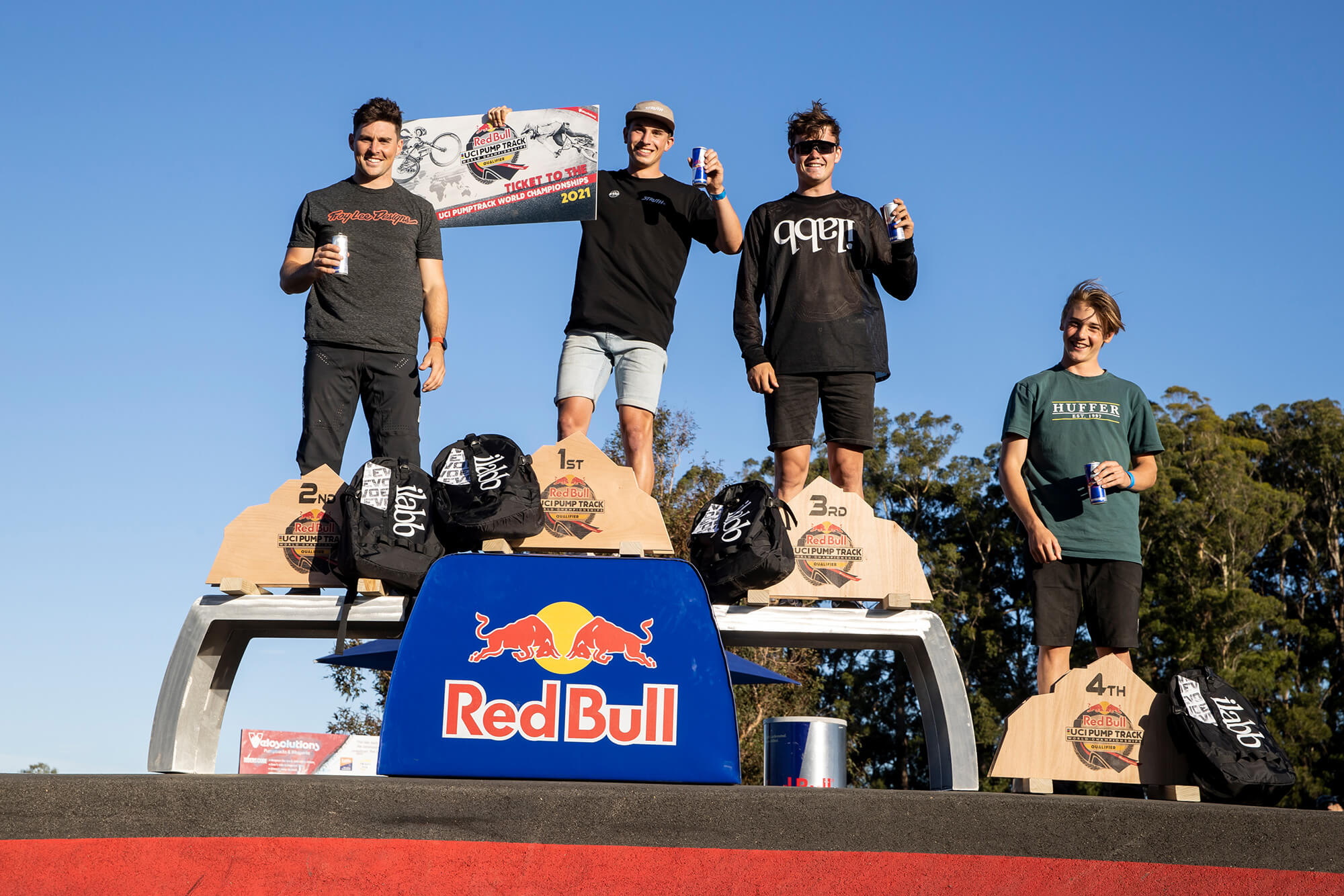 Red Bull Pump Track Cambridge NZ 2021 - Graeme Murray - Mens Podium