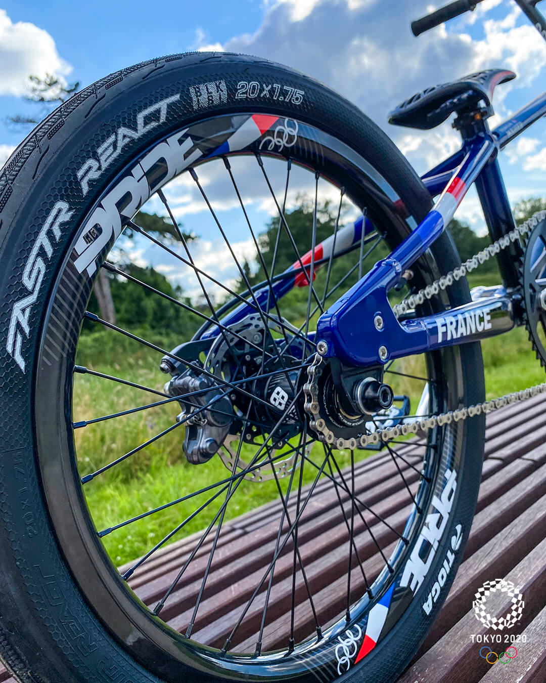 Romain Mahieu GT BMX Pride Racing Tokyo 2020 Olympic Bike