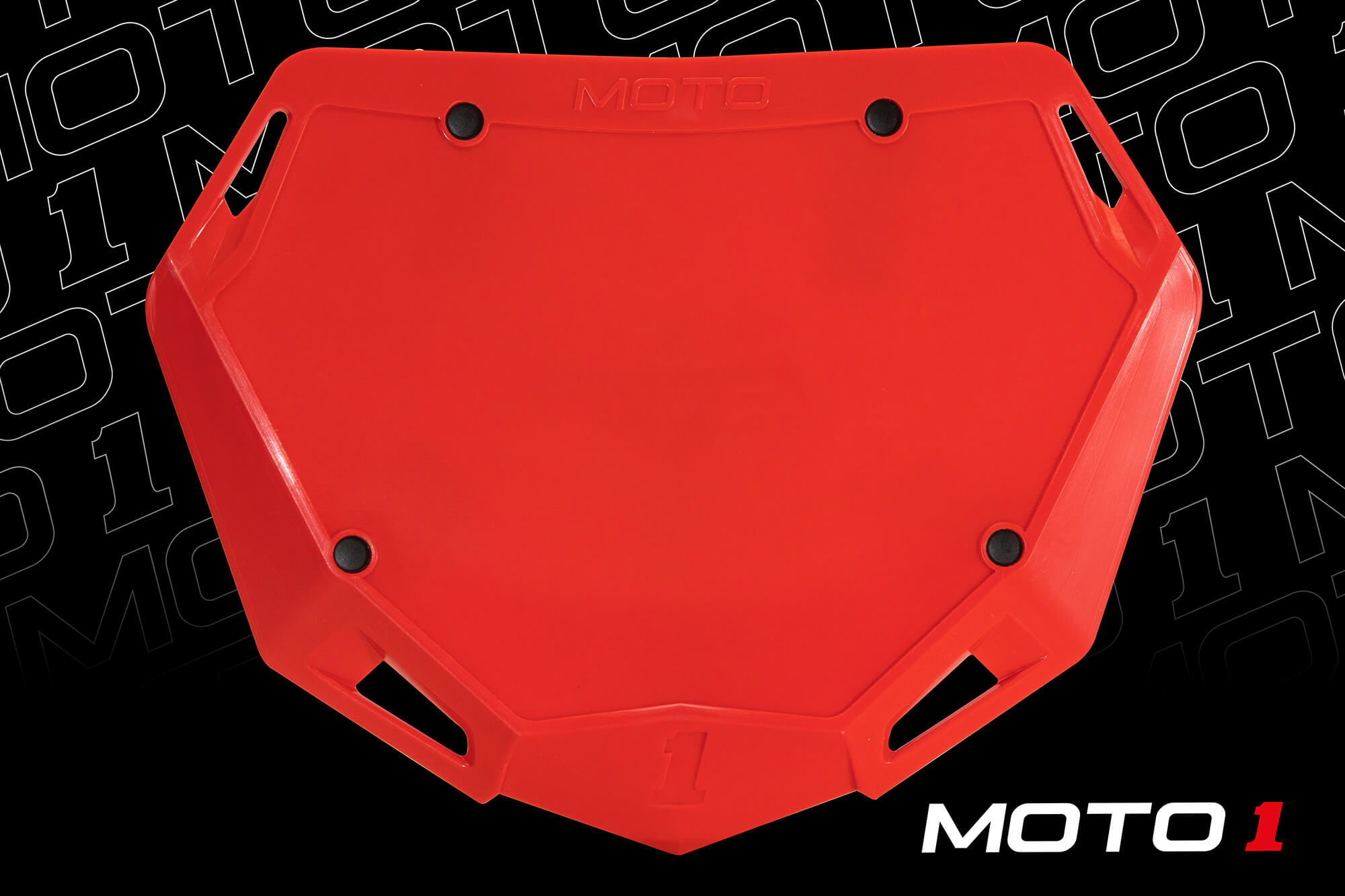 Moto1 Plates red pro
