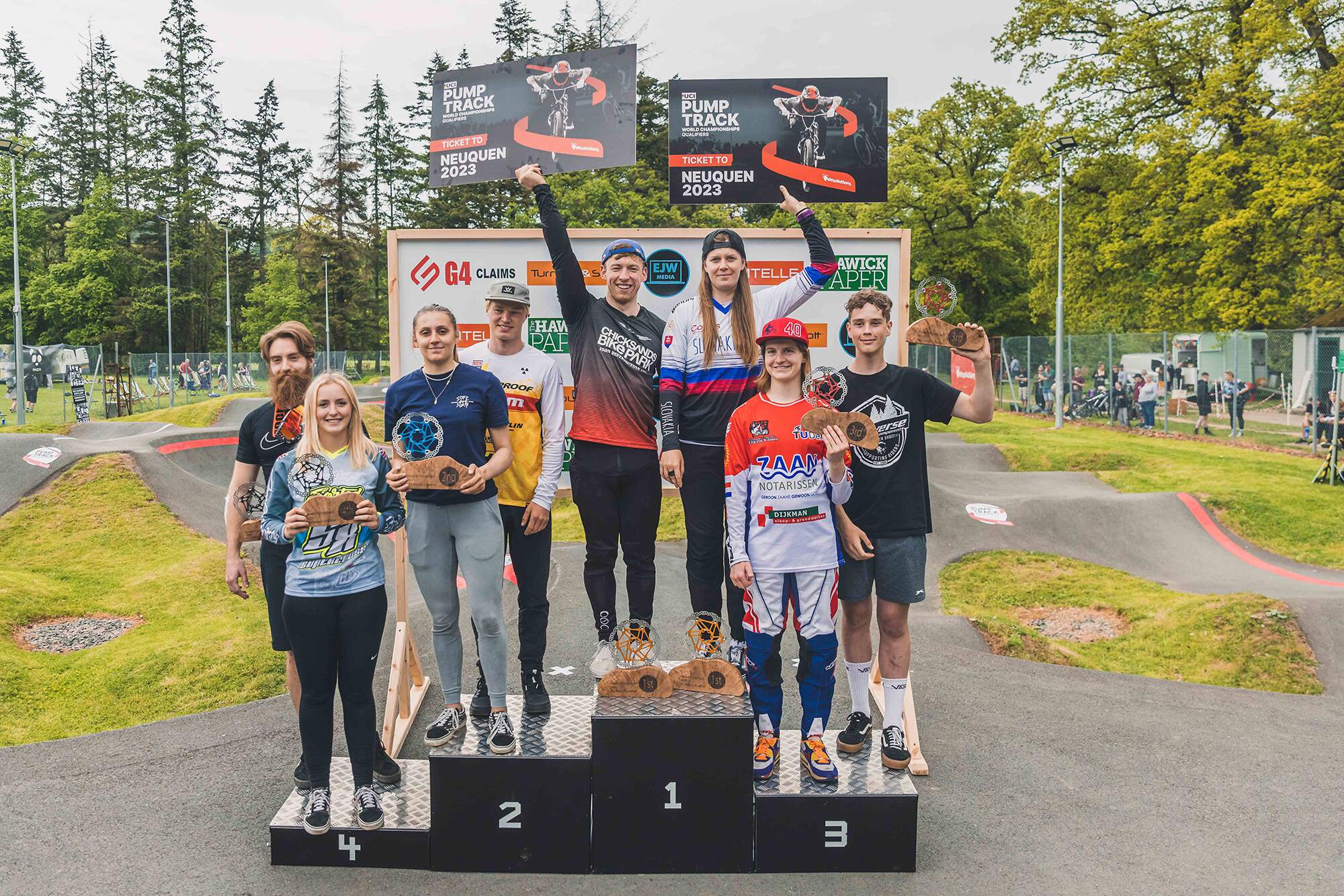 Velosolutions UCI Pump Track Worlds Qualifier Hawick Scotland - Dan Griffiths