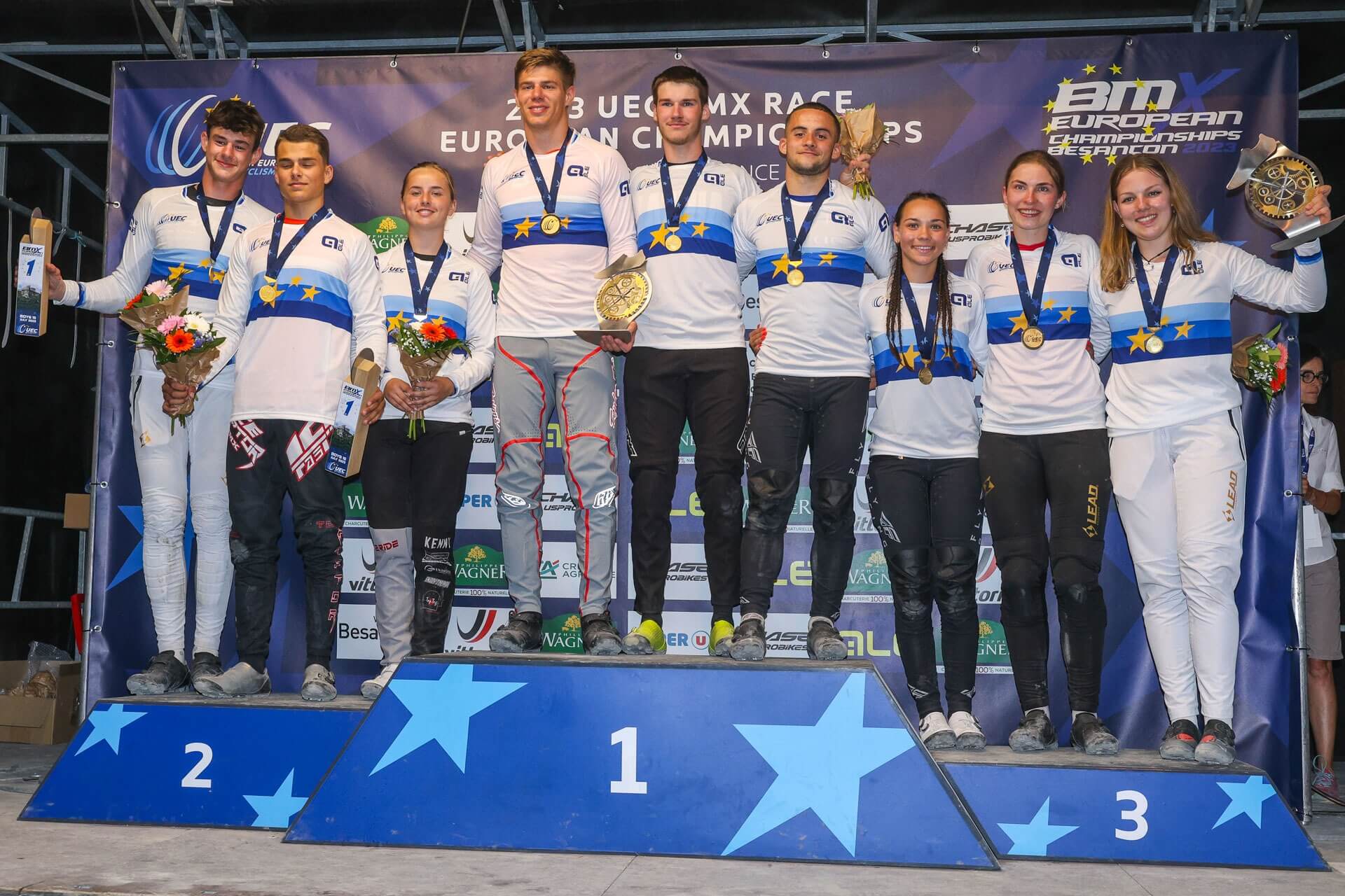 All Jersey Winners - 2023 UEC European Championships France - Sprint Cycling