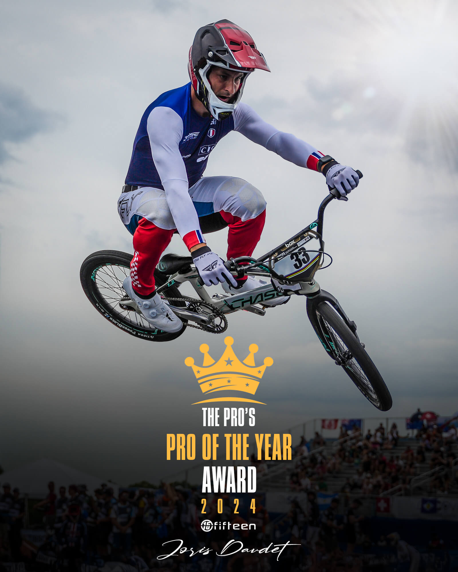 2024 Fifteen BMX Pros Pro of the Year 4x5 - Joris Daudet