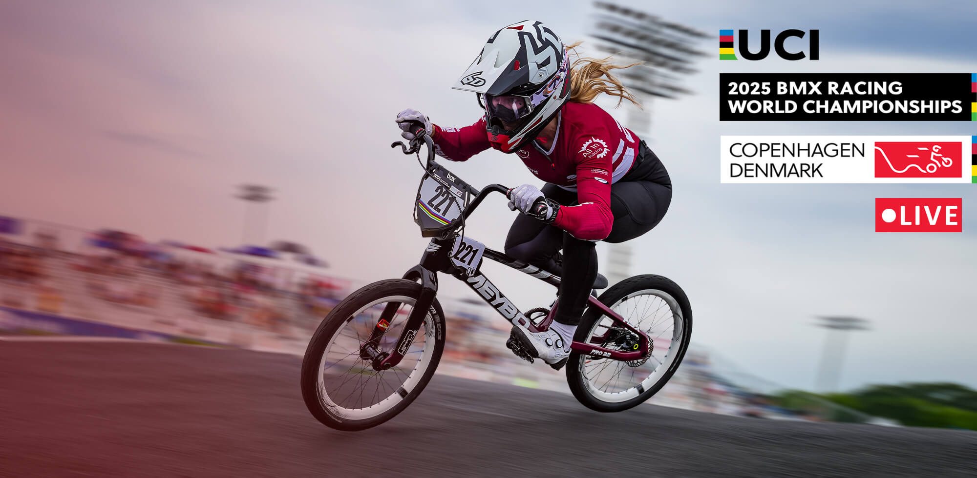 Fifteen Slider Lander 2025 UCI World Championships LIVE Desktop