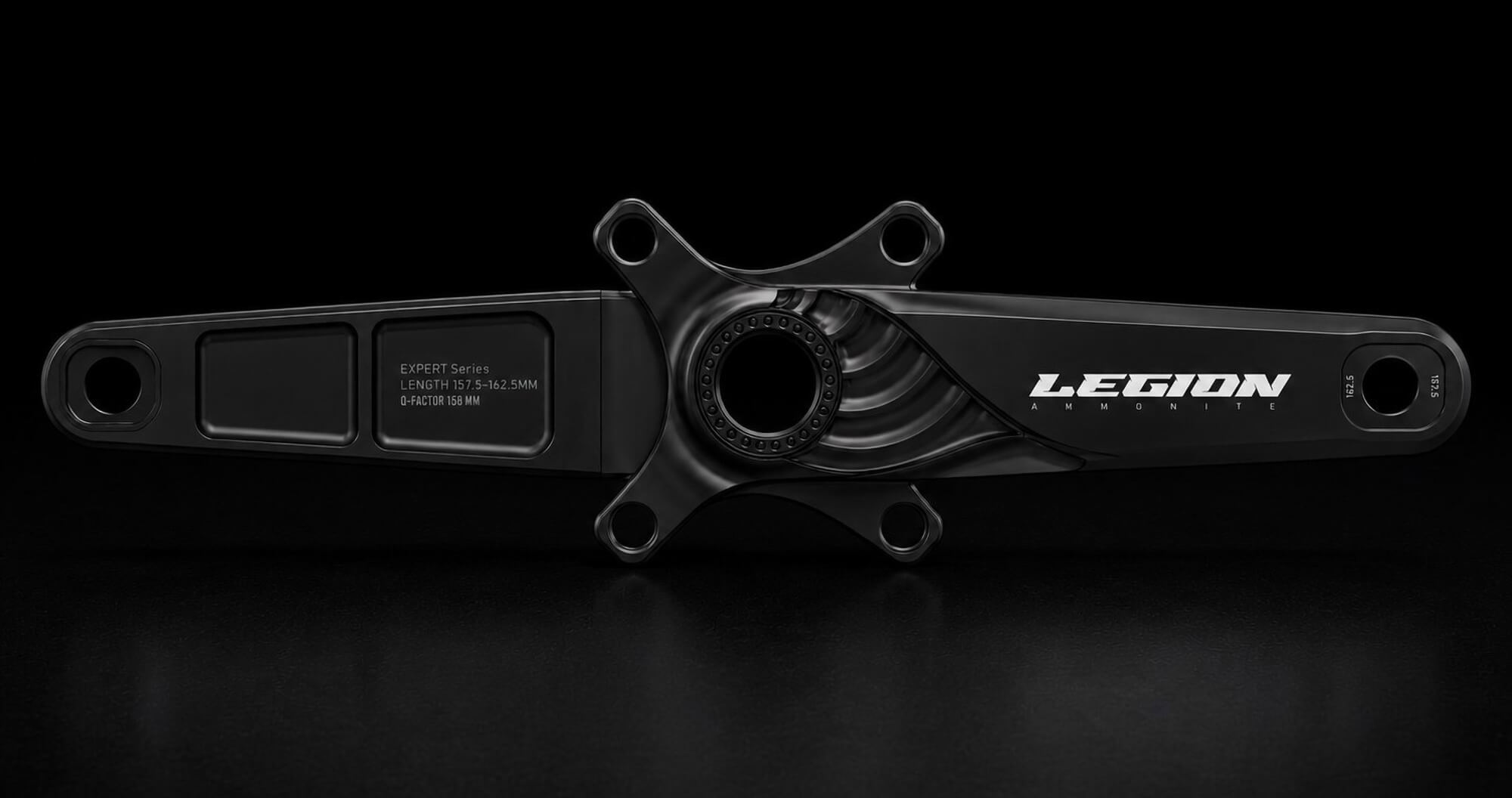 Legion Ammonite Crank Set Expert Black