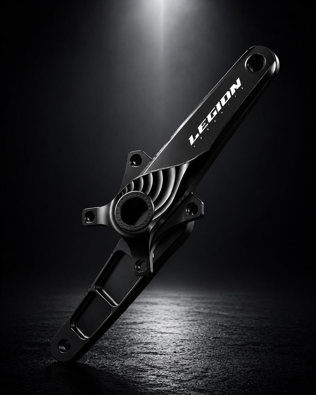 Legion Ammonite Crank Set Ultimate Black
