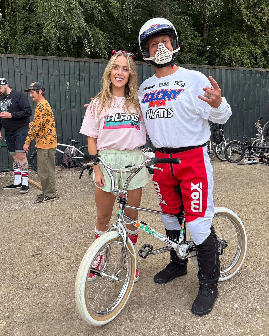 Alans BMX Grand Prix Invitational - Emma Finnegan and Tom Justice